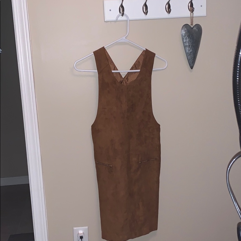 Suede dress